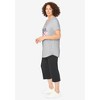 Woman Within Plus Size Two-Piece V-Neck Tunic & Capri Set - 4 of 4