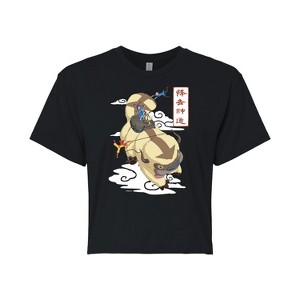 Women's - Avatar: The Last Airbender - Appa Flying Cropped Graphic T-Shirt - 1 of 4