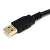 Monoprice USB Type-A to USB Type-A Female 2.0 Extension Cable - 10 Feet - Black (3 Pack) 28/24AWG, Gold Plated Connectors - 3 of 3