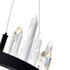 CWI Lighting,Juliette LED Chandelier With Black Finish - 4 of 4