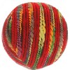 Raz Imports 5" Striped Yarn Christmas Ball Ornament - Red/Purple - 2 of 3