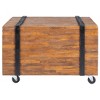 vidaXL Side Table Teak 23.6"x23.6"x15" - 2 of 4