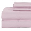 Castle Hill Premium Lightweight 330 Thread Count Cotton Sateen 4 Pieces Sheet Set Lavander - 4 of 4