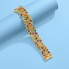 Ross-Simons 25.10-29.20 ct. t.w. Multi-Gemstone 3-Row Bracelet in 18kt Gold Over Sterling - 3 of 4