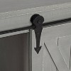 18" x 8" x 20" Farmhouse Wall Organizer with Storage, Hooks - Kate & Laurel All Things Decor - 3 of 4