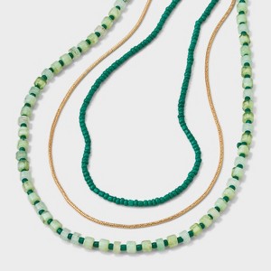 Semi-Precious Quartz Multi-Strand Necklace - Universal Thread™ - 1 of 4
