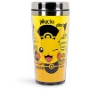 Just Funky Pokemon Pikachu 16oz Insulated Travel Coffee Mug Tumbler w/ Non-Spill Metal Lid - 2 of 4