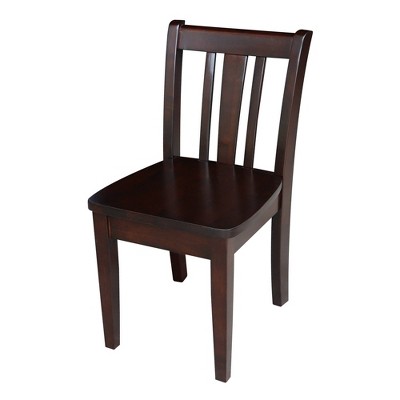 Set of 2 San Remo Juvenile Chairs Unfinished Rich Mocha - International Concepts