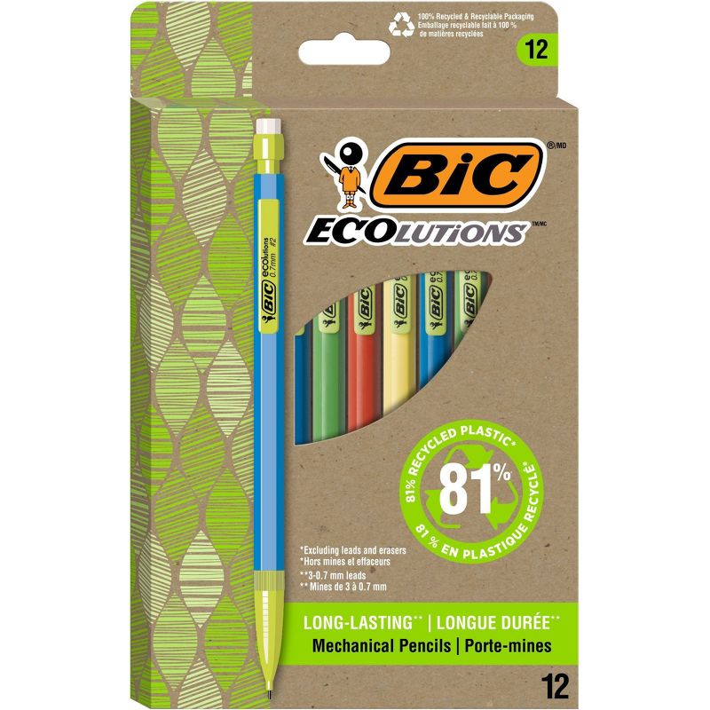 BiC 12pk ECOlutions #2 Mechanical Pencils 0.7mm, 1 of 9