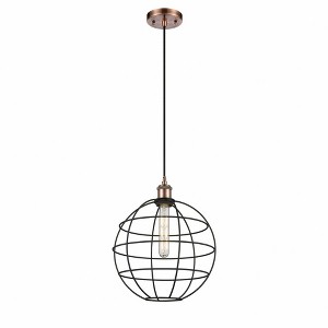 Lake Placid - 1 Light Cord Hung Pendant In Industrial Style-14.5 Inches Tall and 12 Inches Wide - 1 of 1