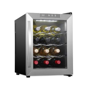 Schmecke 12 Bottle Thermoelectric Wine Cooler Fridge Mini Refrigerator - 1 of 4