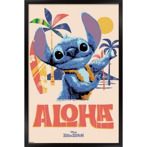 Trends International Disney Lilo & Stitch (2025) - Aloha Framed Wall Poster Prints - 1 of 4