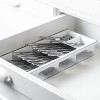 OU In-Drawer Silverware & Utensils Organizer, 5 Compartments Flatware Storage, Compact Cutlery Organizer Tray - 14.75" x 5.9" - 4 of 4