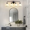 KAISITE 2-Light Modern Bathroom Vanity Light with Globe Glass Shades, Elegant Wall Fixture for Mirror, Sink or Dressing Area - 4 of 4