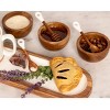 Jeanne Fitz Wood + White Collection Acacia Wood 10pc Dipping Bowls with Charcuterie Utensils - 3 of 3