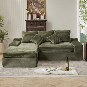 Dolonm Single Recliner Sofa: 300lb Capacity, Chenille Fabric, Ergonomic Design for Living Room/Study -6 Color - 1 of 4