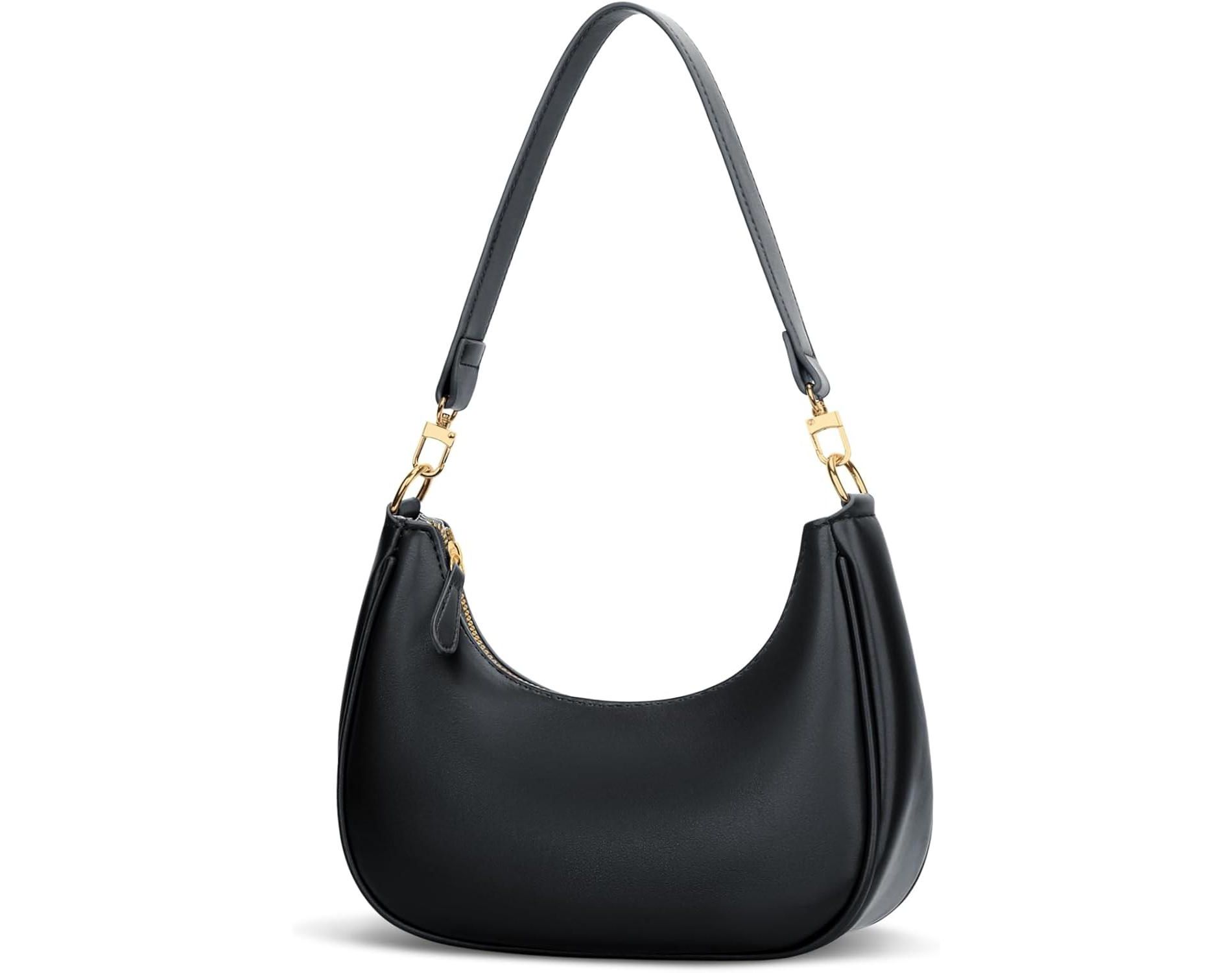 Paaaawaters Shoulder Bag for Women Small Purse Cute Clutch Hobo Handbag Trendy Crescent Bag