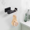 BWE Round Bathroom Robe Hook and Towel Hook(2-Pack) - 3 of 4