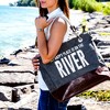 Pavilion Gift Company - River - 18" x 15" Canvas Tote - Handbags - 2 of 4