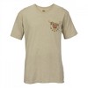 Mens Coors Banquet Rodeo Logo Distressed Front and Back Tan T-Shirt - 2 of 4