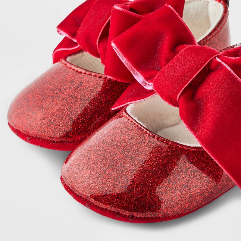 Baby Girls' Mary Jane Crib Shoes - Cat & Jack™, 2 of 3