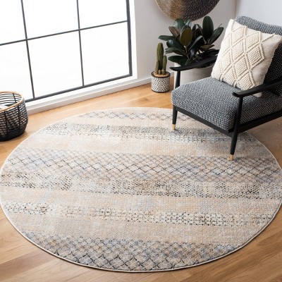 Amelia 6' x 9' Grey and Light Blue Hand-Knotted Reversible Rug
