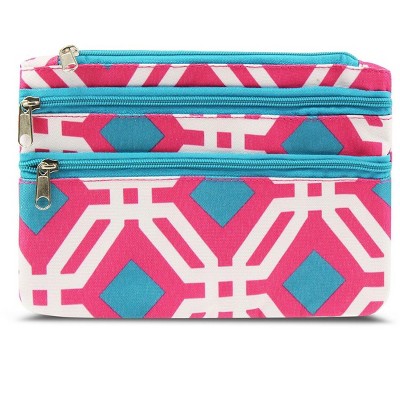 Zodaca Coin Purse Wallet Pouch Bag, Pink Graphic