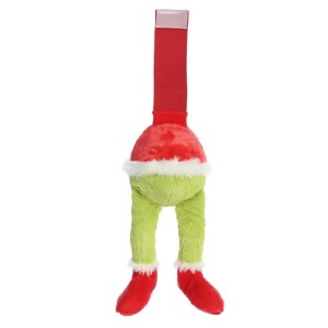 Aurora Large Hangin' Out Grinch Dr. Seuss Whimsical Stuffed Animal Green 15" - 1 of 4