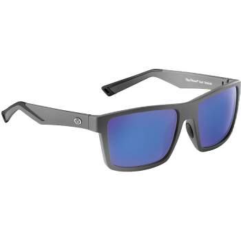 Flying Fisherman Sargasso Polarized Sunglasses, Black / Blue Mirror