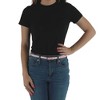 CTM Women's Skinny 1/2 Inch Dress Belt - 3 of 4