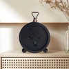 REGALWOVEN Metal Battery Powered Silent Vintage Desk Clock 5.9 x 5.1 x 2 Inches - 4 of 4