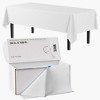 Crown Display Cut to Size Disposable Plastic Tablecloth Roll  With Cutter -54" X 100' - 2 of 4