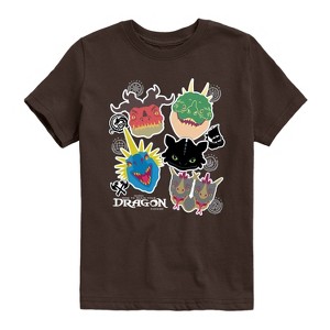 Boys' - How to Train Your Dragon - Dragons Short Sleeve Graphic T-Shirt - 1 of 3