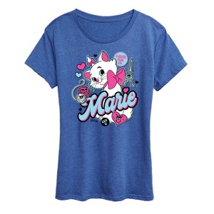 Women's - Disney - The Aristocats Marie Stickers Short Sleeve Graphic T-Shirt - 1 of 4