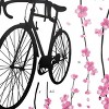 Slickblue Bike & Flowers Vinyl Wall Stickers – Large & X-Large Decals for Home, Living Room, Bedroom Decor - 2 of 3