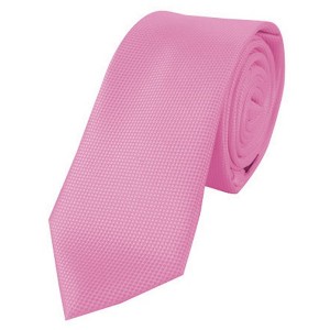 Men's Solid Color Microfiber Poly Woven Slim 2.25 Inch Wide And 57 Inch Long Necktie - 1 of 4