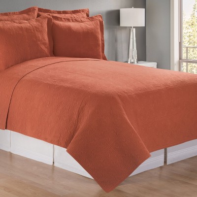 C&F Home Terra Cotta King Matelasse Quilt