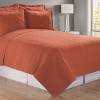 C&F Home 26" x 26" Terra Cotta Matelasse Cotton Euro Sham - Machine Washable - 2 of 4