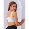 Allegra K Women's Full-Coverage Mesh Push-Up Comfort Everyday Wireless Bralettes - 2 of 4