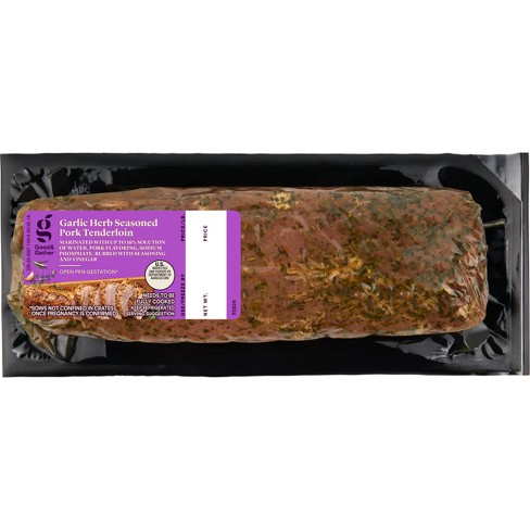 Garlic & Herb Seasoned Pork Tenderloin - 1-1.5lbs - Price Per Lb