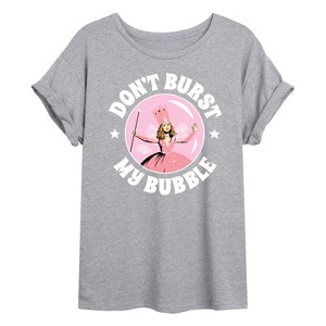 Women's - Wizard of Oz - Don't Burst My Bubble Oversized Graphic T-Shirt - 1 of 4