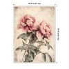 Amanti Art Soft Floral I by Tradelink Inhouse Artist Framed Canvas Wall Art - 4 of 4
