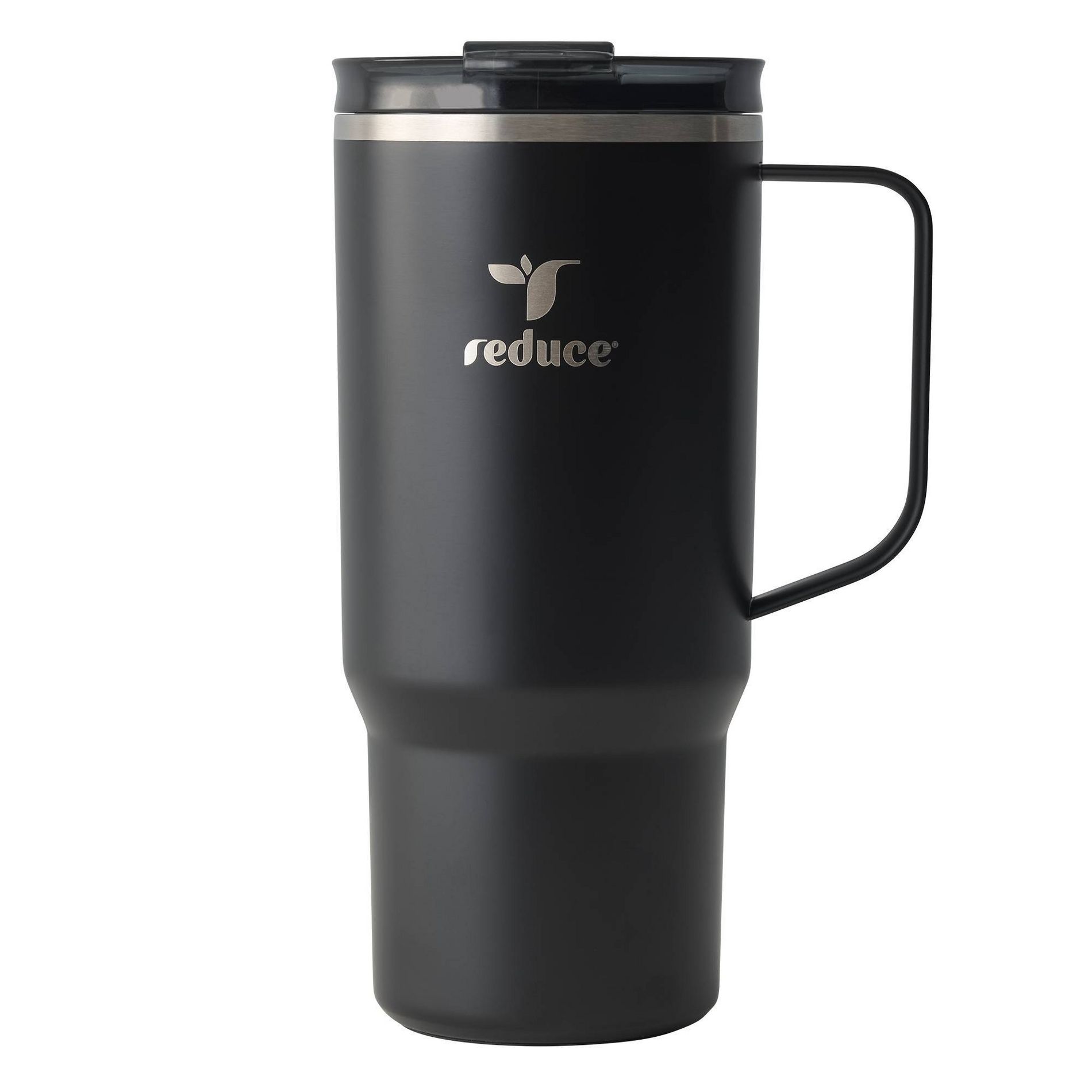 Reduce 24oz Hot1 Vacuum Insulated Stainless Steel Travel Mug with Steam Release Lid Black: Dishwasher-Safe