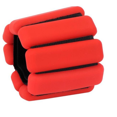 Link Adjustable Wearable Wrist And Ankle Weights Set Of 2 (1 Lb Each)  Durable Functional & Fashionable Pilates Yoga Dance Aerobic Walking Cardio  - Red : Target