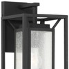 Minka Lavery Modern Outdoor Wall Light Fixture Sand Coal 16 1/2" Clear Seeded Glass for Post Exterior Barn Deck House Porch Patio - 3 of 4