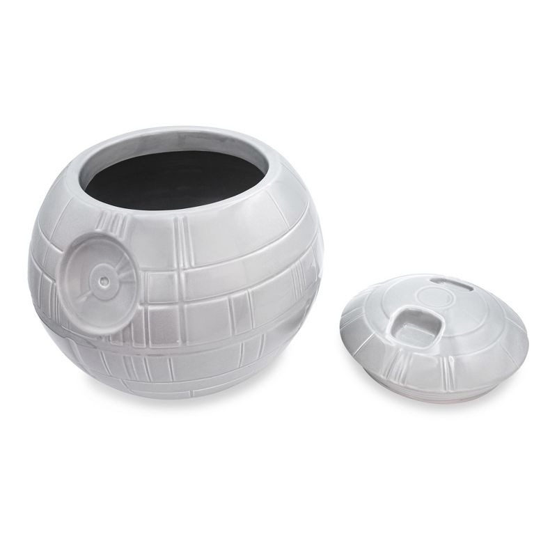 Ukonic Star Wars Death Star Ceramic Cookie Jar Container | 9.75 Inches Tall, 3 of 10