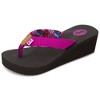 Womens Anna Wedge Yoga Mat Thong Flip Flop - 3 of 4