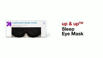 100% Blackout Sleep Masks for Women & Men - Zero Eye Pressure Eye Mask for  Sleeping -Our Halo Sleep Mask Includes a Storage Pouch- Black Eye Mask for