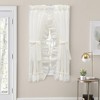 Ellis Curtain Madelyn Ruffled Victorian Priscillas 1.5" Rod Pocket Curtain Panel Natural - image 2 of 4