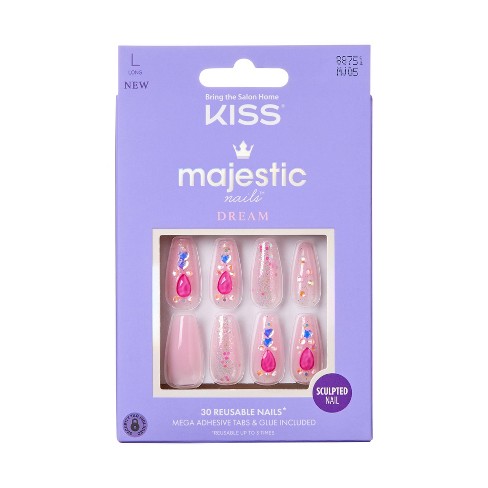 Kiss Products Fake Nails - Lovely Bubbly - 34ct : Target